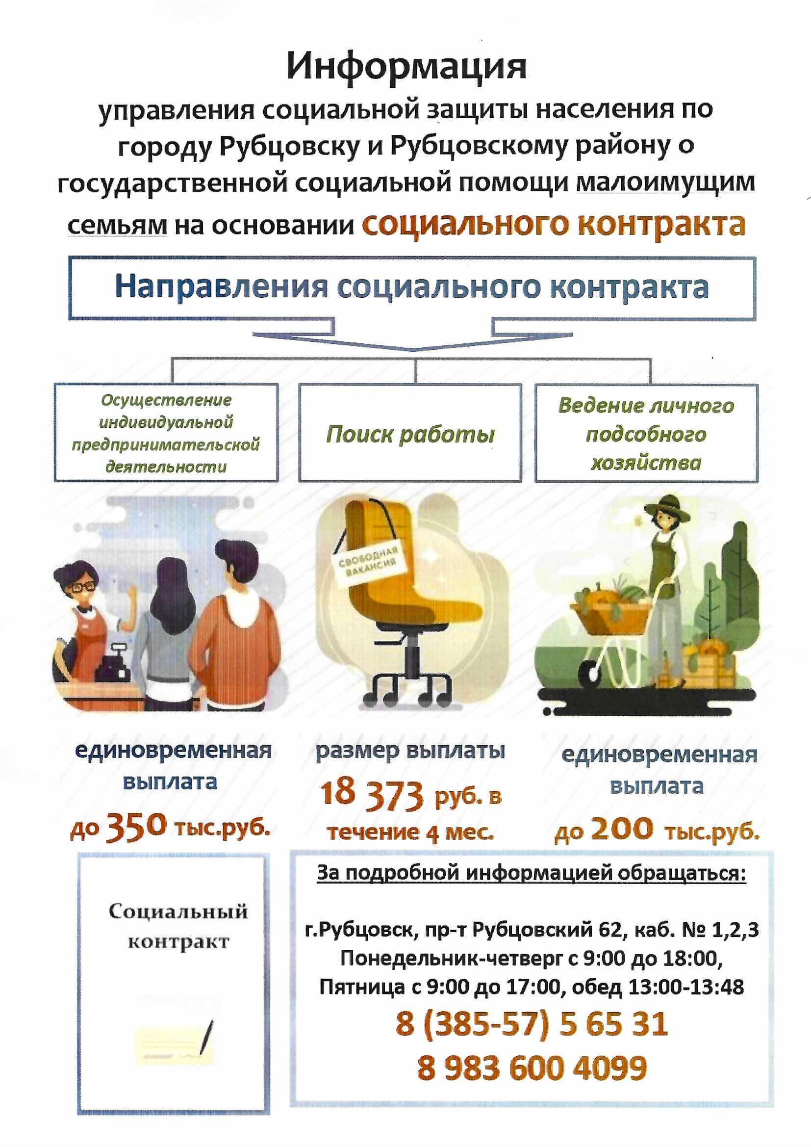 соц контракт при трудоустройстве 0001